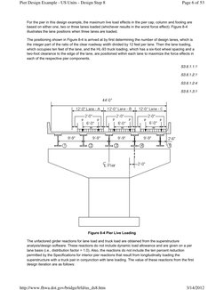 Flush Pier Example Pier Design Example and Steps | PDF | Strength Of Materials | Bending