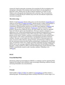 extensively found in pancreatic carcinomas, the researchers for this investigation were 
attempting to determine if the mutat