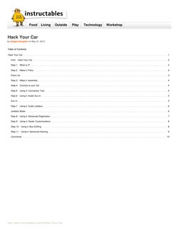 http://www.instructables.com/id/Hack-Your-Car/
Food (http://www.instructables.com/tag/type-id/category-food/)      Living (ht