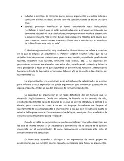  inductiva o sintética: Se comienza por los datos y argumentos y se coloca la tesis o 
conclusión al final; es decir, de una