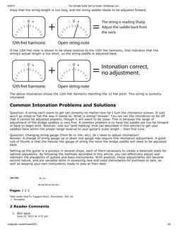 Ultimate Guitar Setup Guide | PDF | Guitars | String Instruments