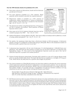 Page 6 of  27
   Ingredient             Quantity   
Dextrose
200 grams
HepatAmine
  60 grams
Sodium Chloride
  50 mEq
Potassi
