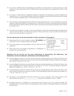 Page 7 of  27
Atropine Sulfate
0.4 mg
Morphine Sulfate
5 mg
Acetaminophen
     
325 mg
DTD: 20 caps
SIG: 1-2 caps q 4 hrs prn