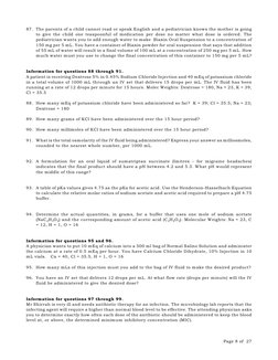 Page 8 of  27
87. The parents of a child cannot read or speak English and a pediatrician knows the mother is going
to give th