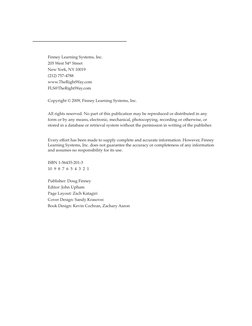Finney Learning Systems, Inc.
205 West 54th Street
New York, NY 10019
(212) 757-4788
www.TheRightWay.com
FLS@TheRightWay.com