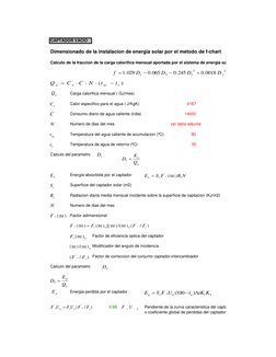 CAPTADOR VACIO
Dimensionado de la instalacion de energia solar por el metodo de f-chart
Calculo de la fraccion de la carga ca
