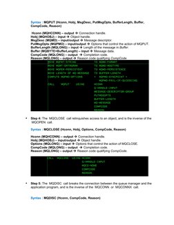 MQSeries Messaging in Mainframe Systems | PDF | Computer Programming ...