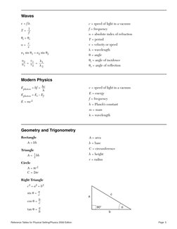 NYS Physics Reference Table 2025 | PDF | Quark | Electronvolt
