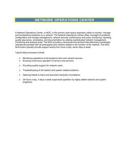 NOC Design and Implementation Guide | PDF | Computer Network | Design