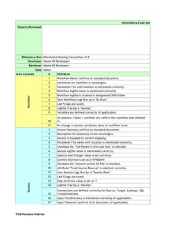 Informatica Code Review Checklist | PDF | Information Management ...