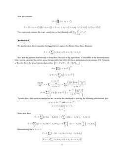 McQuarrie Statistical Mechanics Solutions | PDF