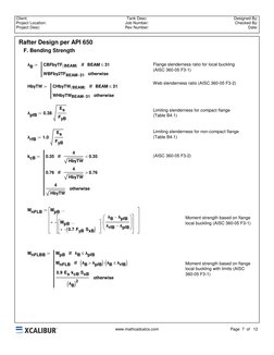 Steel Rafter Design per API 650 | PDF | Structural Steel | Roof