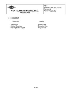 Engineering Drawing Control Procedures | PDF | Specification (Technical ...