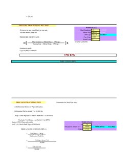 = 2.8 psi
If returns are not routed back to trip tank
9.3
0.239289
 
via mud bucket, then use
Metal Disp=0.00797
0.12647
DP C