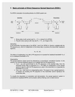 DE NAYER (ir. J. Meel)              IWT HOBU-fonds                Spread Spectrum                5
3. Basic principle of Dire