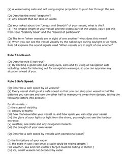 (a) A vessel using sails and not using engine propulsion to push her through the sea. 
 
(Q) Describe the word "seaplane"? 
(