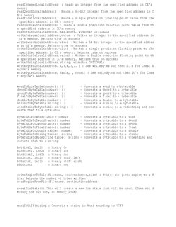 Cheat Engine Lua Script Functions | PDF | Subroutine | Computer File