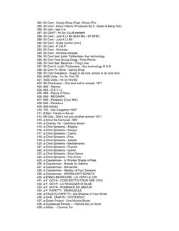 384. 50 Cent - Candy Shop (Feat. Olivia) (Pro
385. 50 Cent - Disco Inferno (Produced By C. Styles & Bang Out)
386. 50 cent -