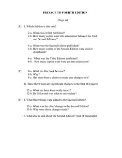 (Page xi)
(P)   1. Which Edition is this one?
 
  
 
     2-a. When was it first published?
 
 
  2-b. How many copies went i