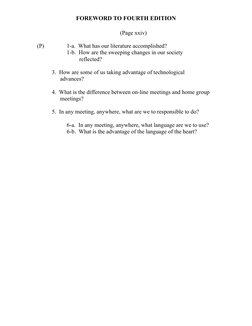 (Page xxiv)
(P) 
 
1-a.  What has our literature accomplished?
 
1-b.  How are the sweeping changes in our society