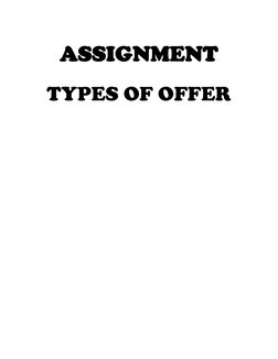 Types of Offers in Contract Law | PDF | Offer And Acceptance | Virtue