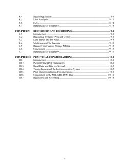 8.4 
Receiving Station............................................................................................ 8-9 
8.5