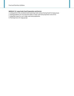 CSEC Food and Nutrition Syllabus 2025 | PDF | Foods | Nutrition