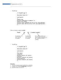 10 
Programación en C/C++ 
 
 
- 
Prog005.cpp 
 
/* Prog005.cpp */ 
 
#include <stdio.h> 
 
void main() 
{ 
double num; 
pr
