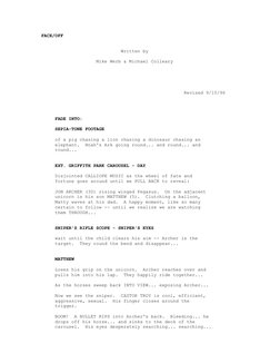 FACE/OFF
                             Written by
                    Mike Werb & Michael Colleary