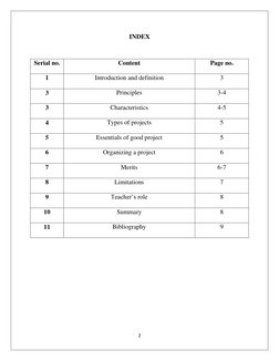 2 
 
INDEX 
 
Serial no. 
Content  
Page no. 
1 
Introduction and definition 
3 
3 
Principles  
3-4 
3 
Characteristics  
4-