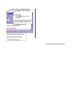 RED TRIANGLE PRODUCTIONS (registered 3-15-99) Todd Mich
© 1999, 2000, 2001 Red Triangle Productions LLC
ee to organize your W
