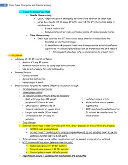 Emergency Nursing Study Guide | PDF | Major Trauma | Nursing