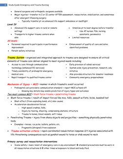 Emergency Nursing Study Guide | PDF | Major Trauma | Nursing