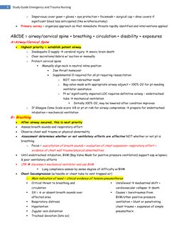 Emergency Nursing Study Guide | PDF | Major Trauma | Nursing