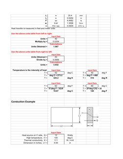 Heat Transfer Calculation Spreadsheet | PDF | Microsoft Excel ...