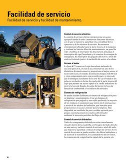 10
Facilidad de servicio
Facilidad de servicio y facilidad de mantenimiento.
Central de servicio eléctrico
La central de serv