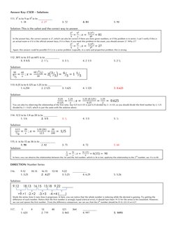 Civil Service Math Reviewer Solutions | PDF | Subtraction | Fraction ...