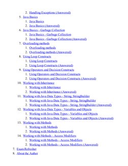 2. Handling Exceptions (Answered)
5. Java Basics
1. Java Basics
2. Java Basics (Answered)
6. Java Basics - Garbage Collection