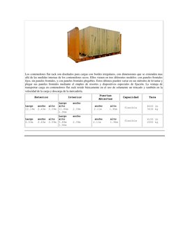 Medidas de Contenedores de 20 y 40 Pies | PDF | Envío | Industrias