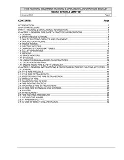 Fire Fighting Equipment Training Manual | PDF | Fires | Firefighting