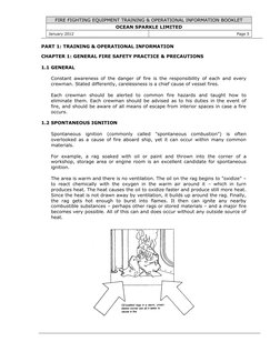 Fire Fighting Equipment Training Manual | PDF | Fires | Firefighting