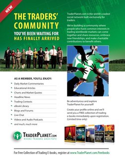 AS A MEMBER, YOU'LL ENJOY:
Daily Market Commentaries
Educational Articles
Charts and Market Quotes
Headline News
Trading Cont