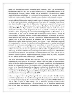 7 | P a g e  
 
energy, etc. He then observed that the nation or the community which kept pace with those 
developments could