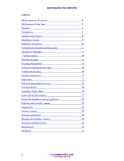 ANESTESIOLOGIA PARA RESIDENTES 
LUIS ALBERTO TAFUR   2008
LUIS ALBERTO TAFUR   2008
LUIS ALBERTO TAFUR   2008
LUIS ALBERTO TA