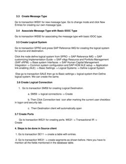IDOC Configuration Steps in SAP | PDF | Electronic Data Interchange ...
