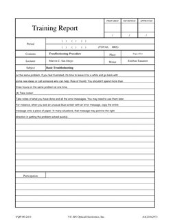 PREPARED
REVIEWED
APPROVED
/
/
/
Contents
Place
Lecturer
Writer
Subject
on the same problem. If you feel frustrated, it's tim