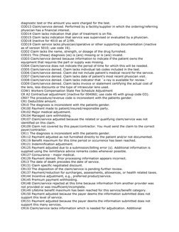 Comprehensive Guide to Denial Reason Codes | PDF | Health Care ...