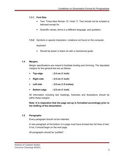 UiTM Dissertation Format Guidelines | PDF | Thesis | Plagiarism