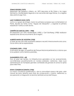 IINNFFOORRMMAACCIIÓÓNN CCIIEENNTTÍÍFFIICCOO--AAMMBBIIEENNTTAALL
PPAARRQQUUEE NNAACCIIOONNAALL TTOORRRREESS DDEELL PPAAIINNEE