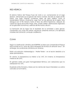 IINNFFOORRMMAACCIIÓÓNN CCIIEENNTTÍÍFFIICCOO--AAMMBBIIEENNTTAALL
PPAARRQQUUEE NNAACCIIOONNAALL TTOORRRREESS DDEELL PPAAIINNEE